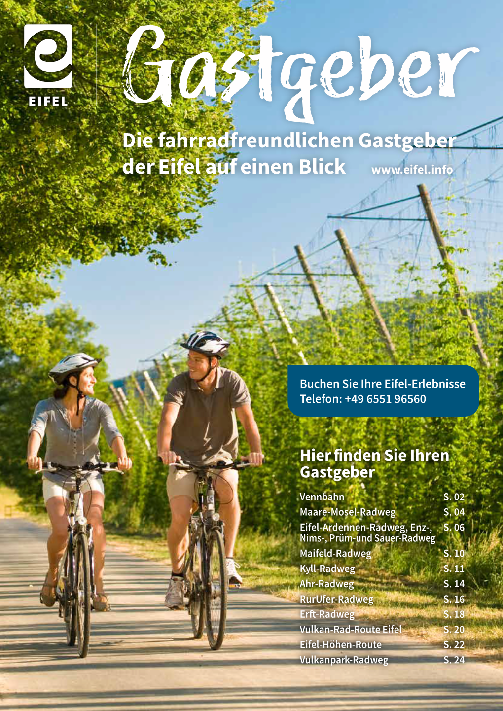 Fahrradfreundliche Gastgeber Eifel-Höhen-Route