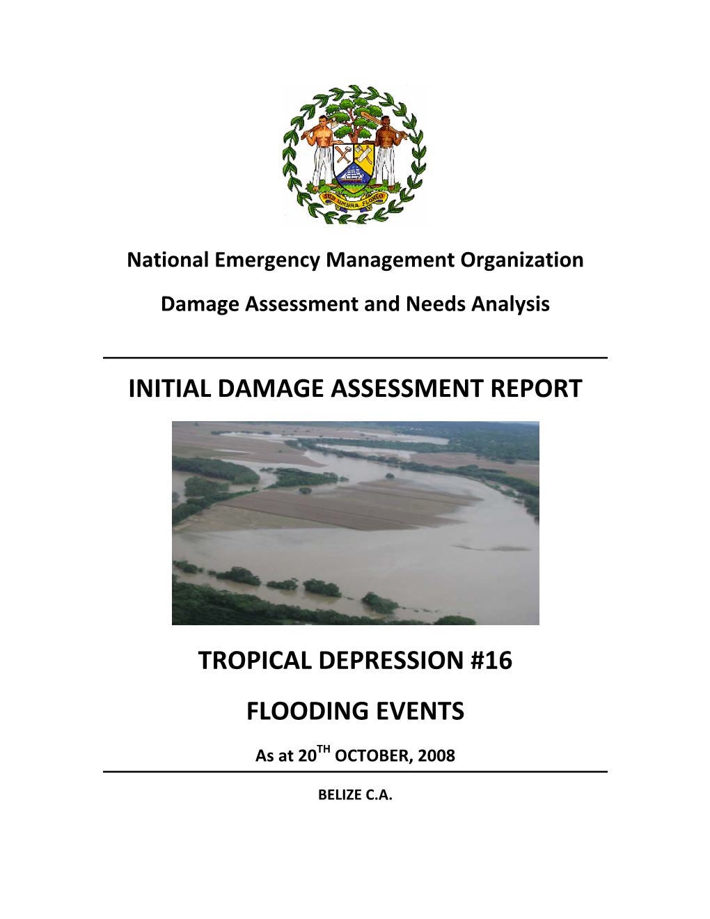 IDA Tropical Depression No. 16