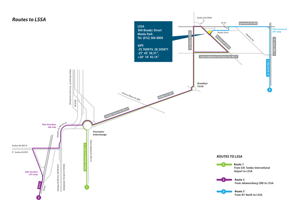 Map to the LSSA