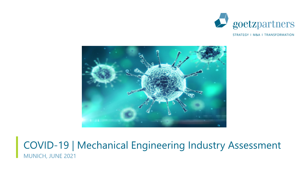 Goetzpartners Industry Snapshot Mechanical Engineering