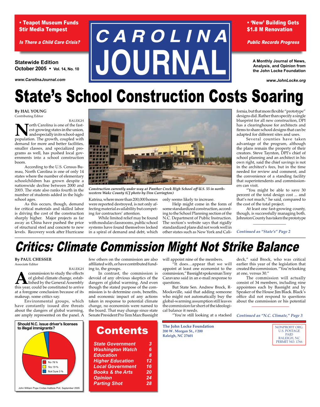 State's School Construction Costs Soaring