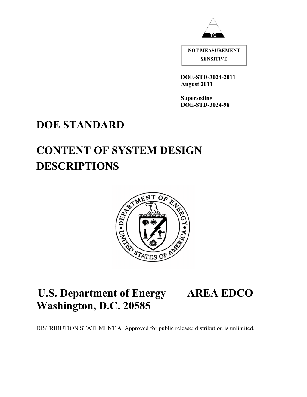 Content of System Design Descriptions