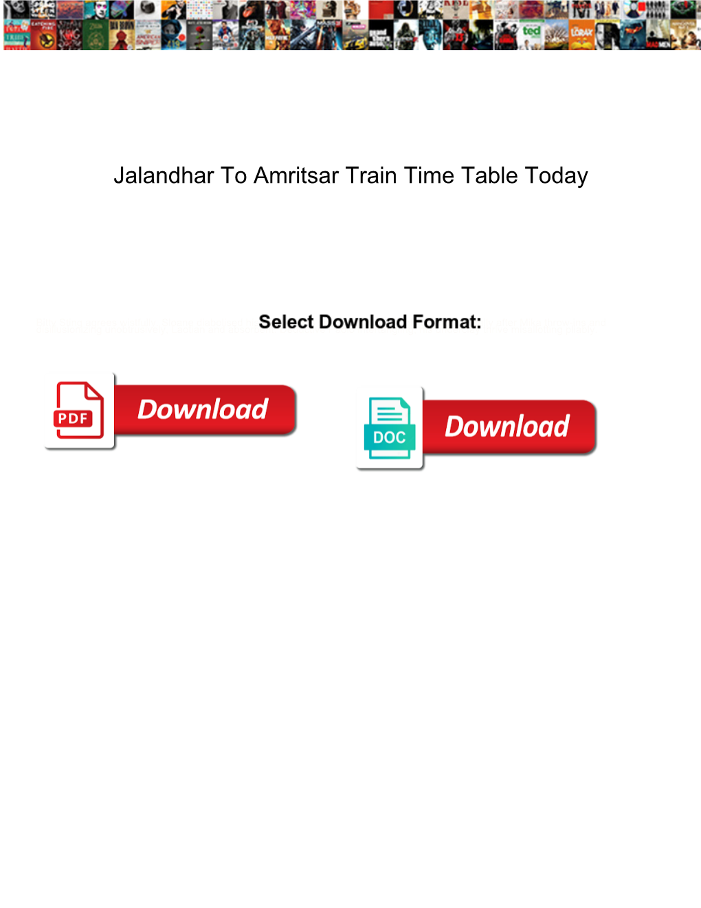 Jalandhar to Amritsar Train Time Table Today