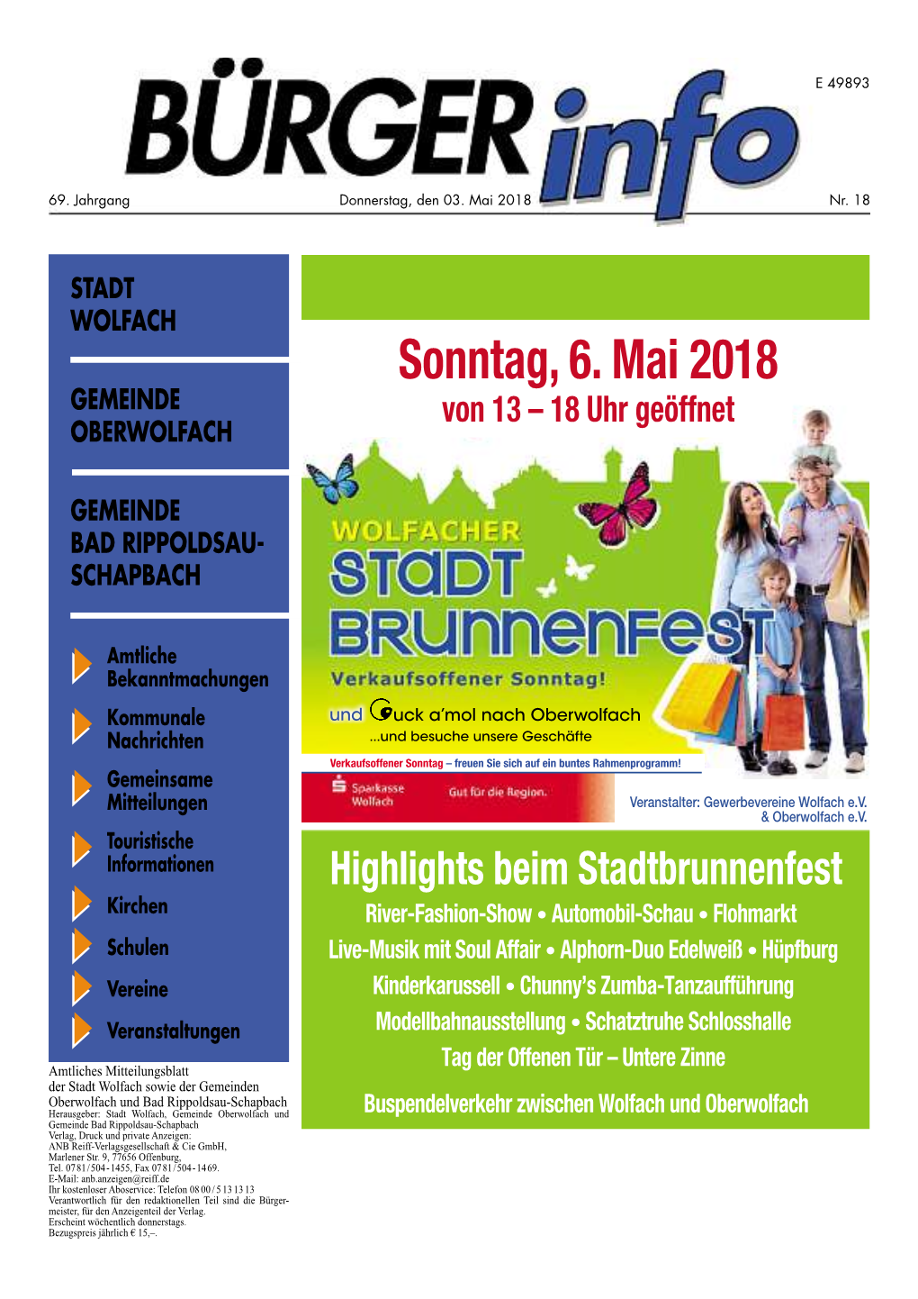 Sonntag,6.Mai 2018