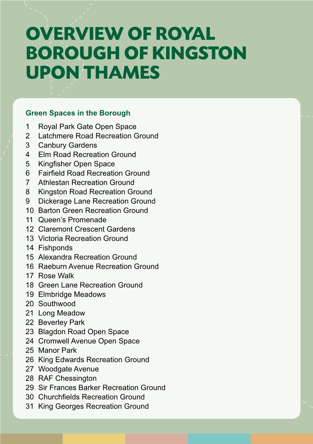 Overview of Royal Borough of Kingston Upon Thames