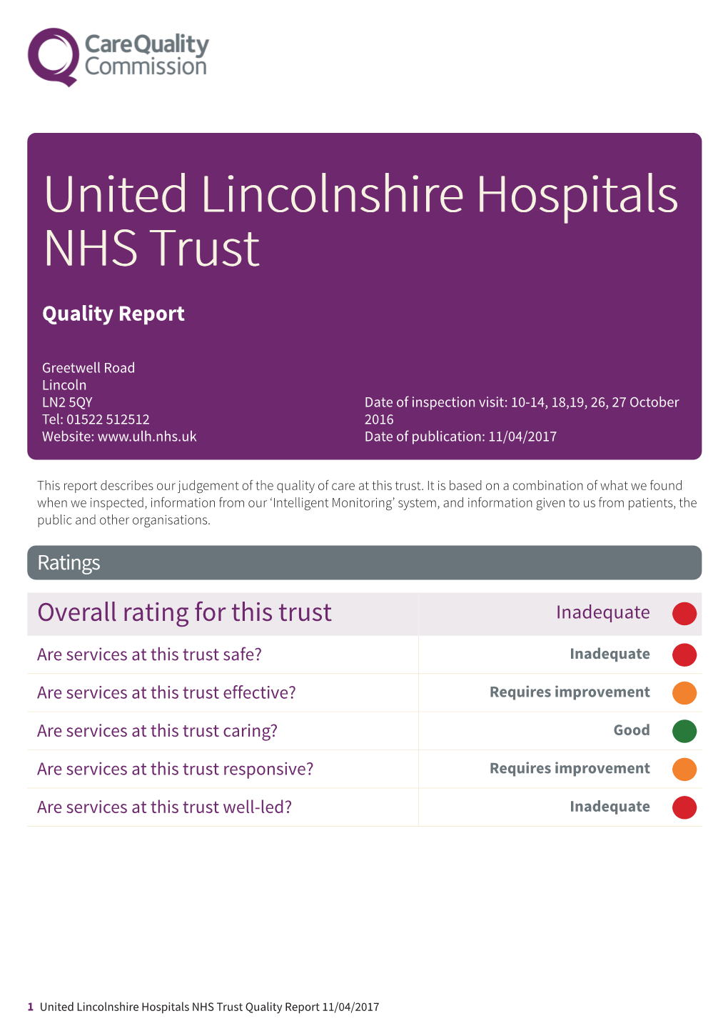 United Lincolnshire Hospitals NHS Trust