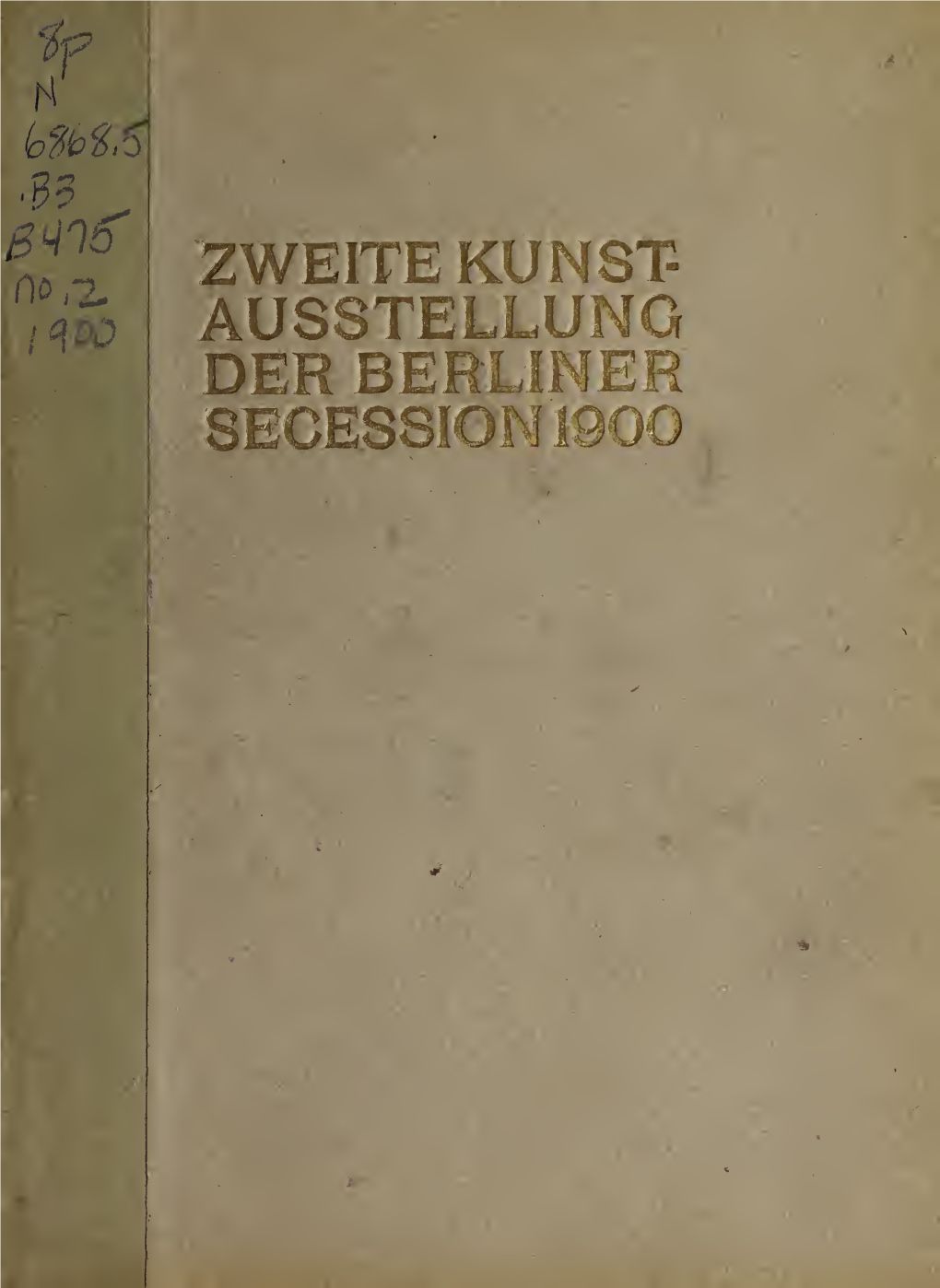 Ausstellung Der Berliner Secession 1900