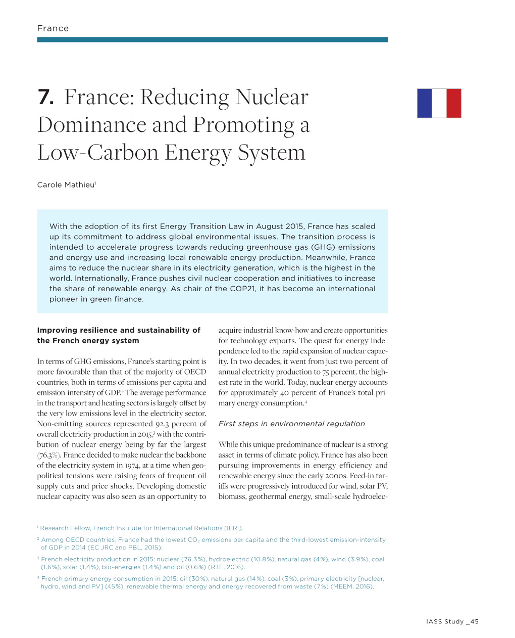 Dominance and Promoting a Low-Carbon Energy System
