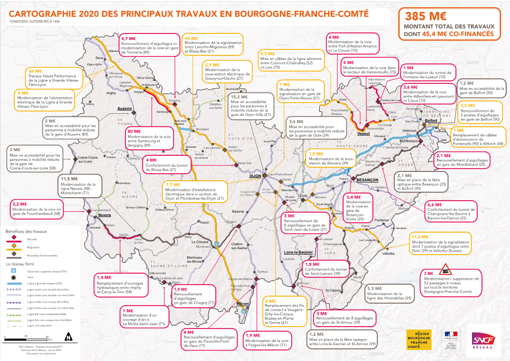 Carte Des Travaux Bfc 2020