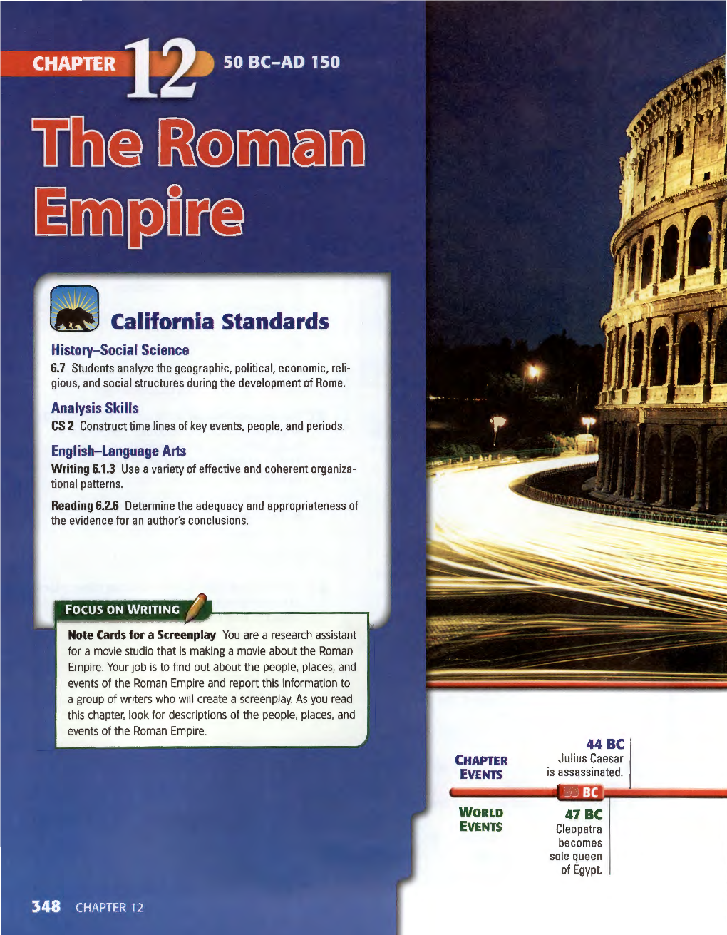 The Pax Romana Was a Period How Do You Like Being Part of the Roman Empire'! of Peace and Prosperity in the Cities and the Country