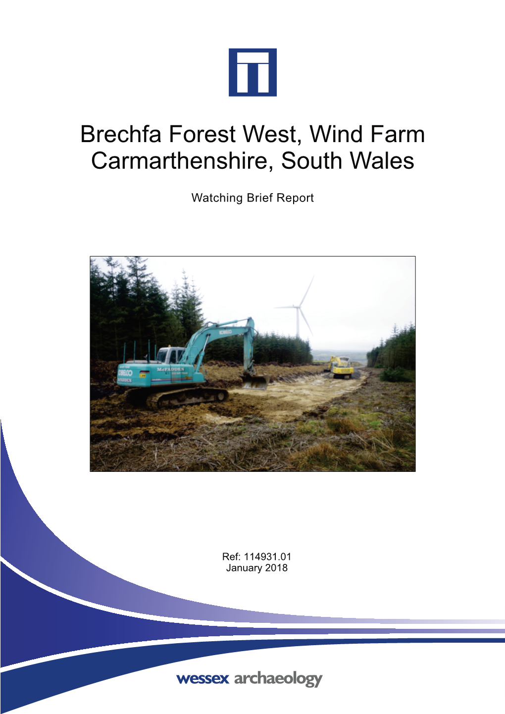 Brechfa Forest West, Wind Farm Carmarthenshire, South Wales