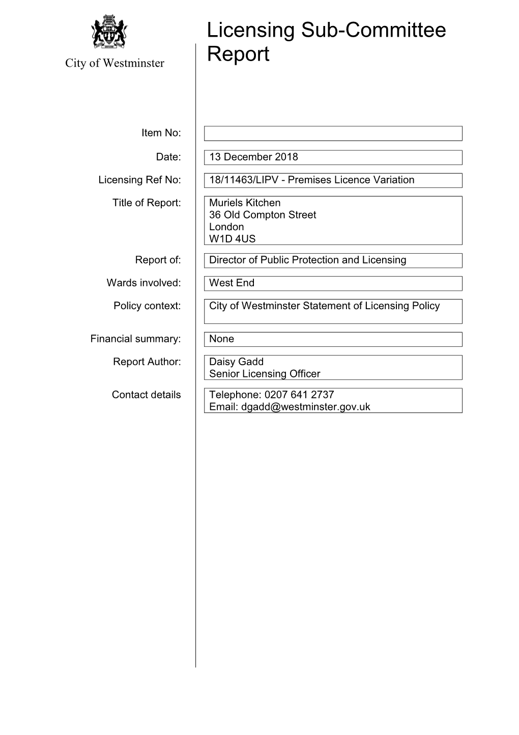 Muriels Kitchen, 36 Old Compton Street, London, W1D 4US PDF 4 MB