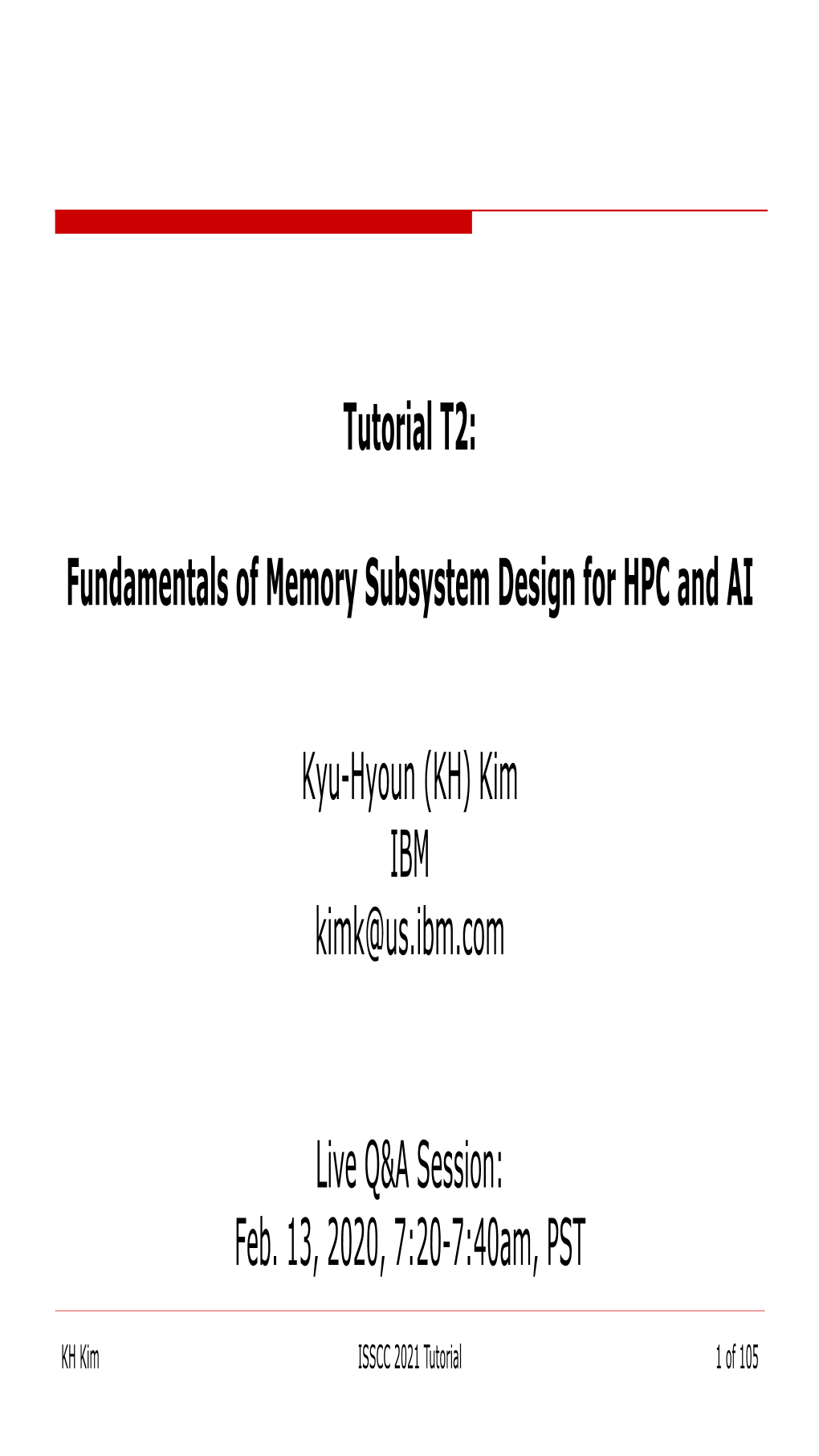 Memory Bandwidth