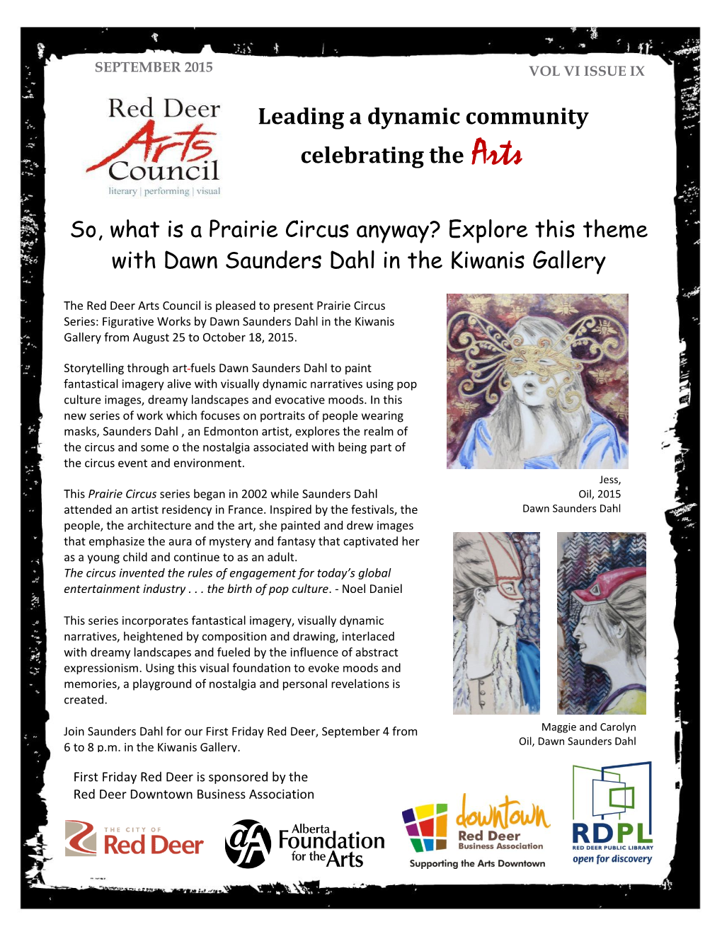 Red Deer Arts Council Newsletter