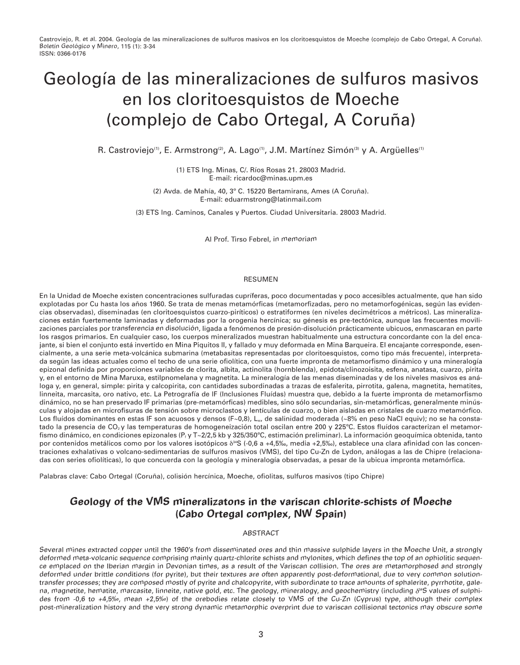 Articulo Geologia De Las Minas