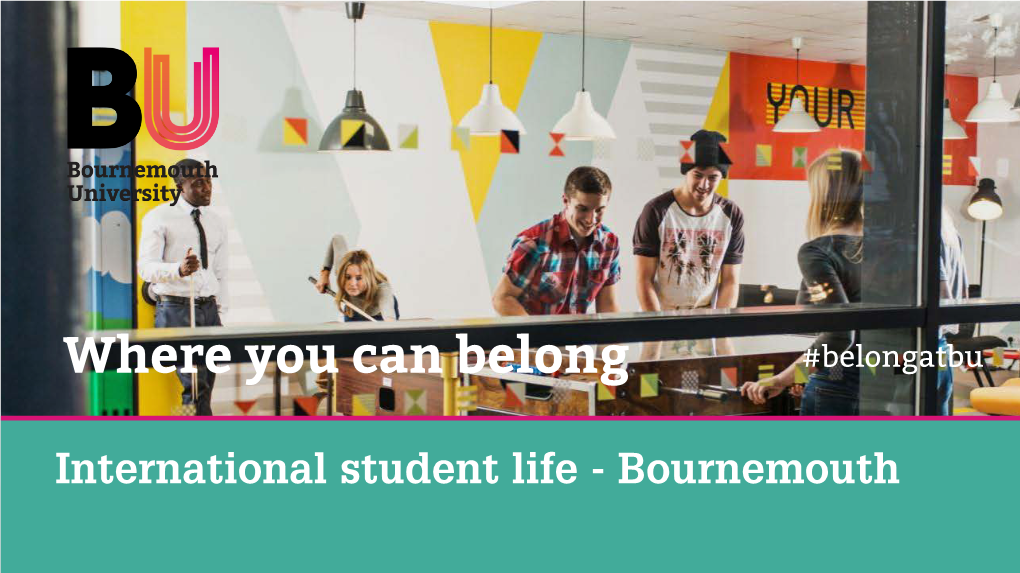 Where You Can Belong #Belongatbu