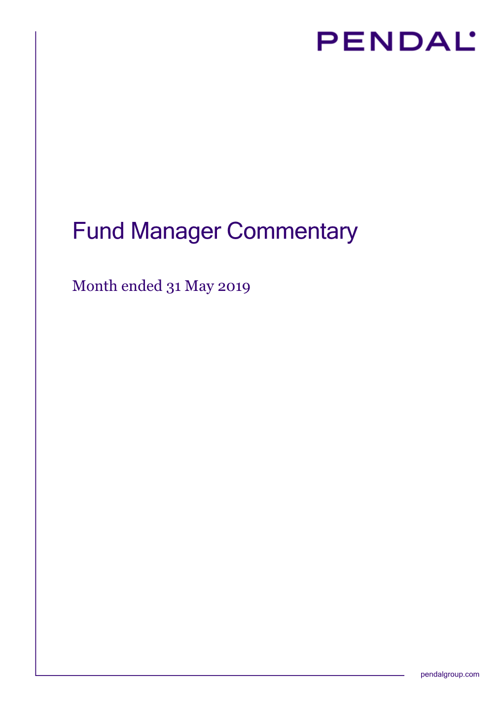 Fund Manager Commentary