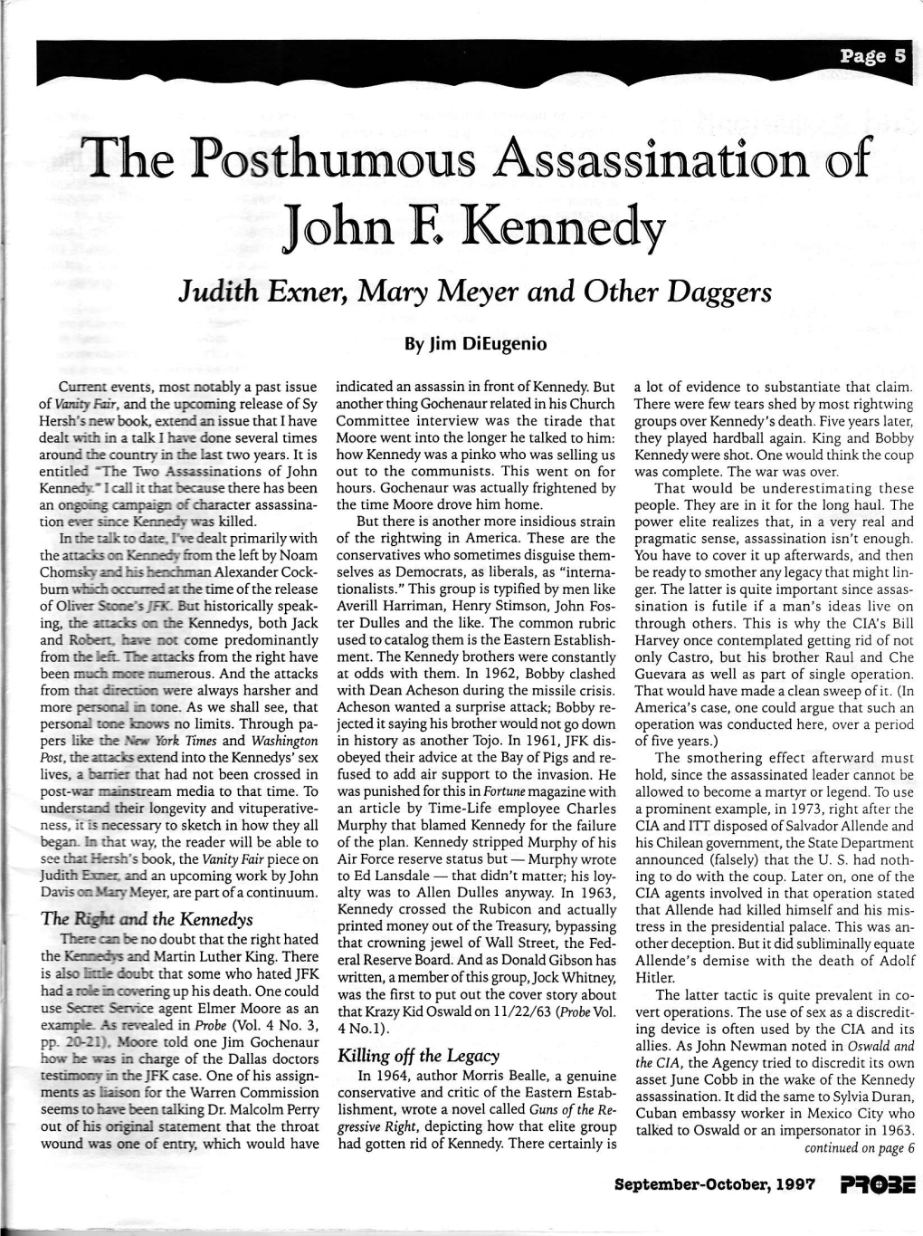 Here Were Few Tears Shedby Most Rightwing Hershl W Book E*Eod a Issue That I Have Committee Interview Was the Tirade That Groupsover Kennedy'sdeath