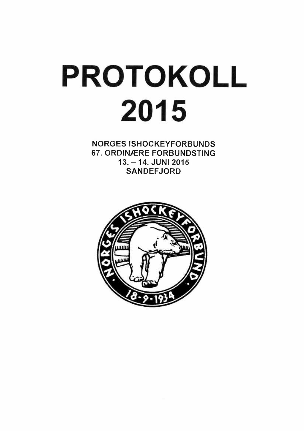 Protokoll Forbundstinget 2015