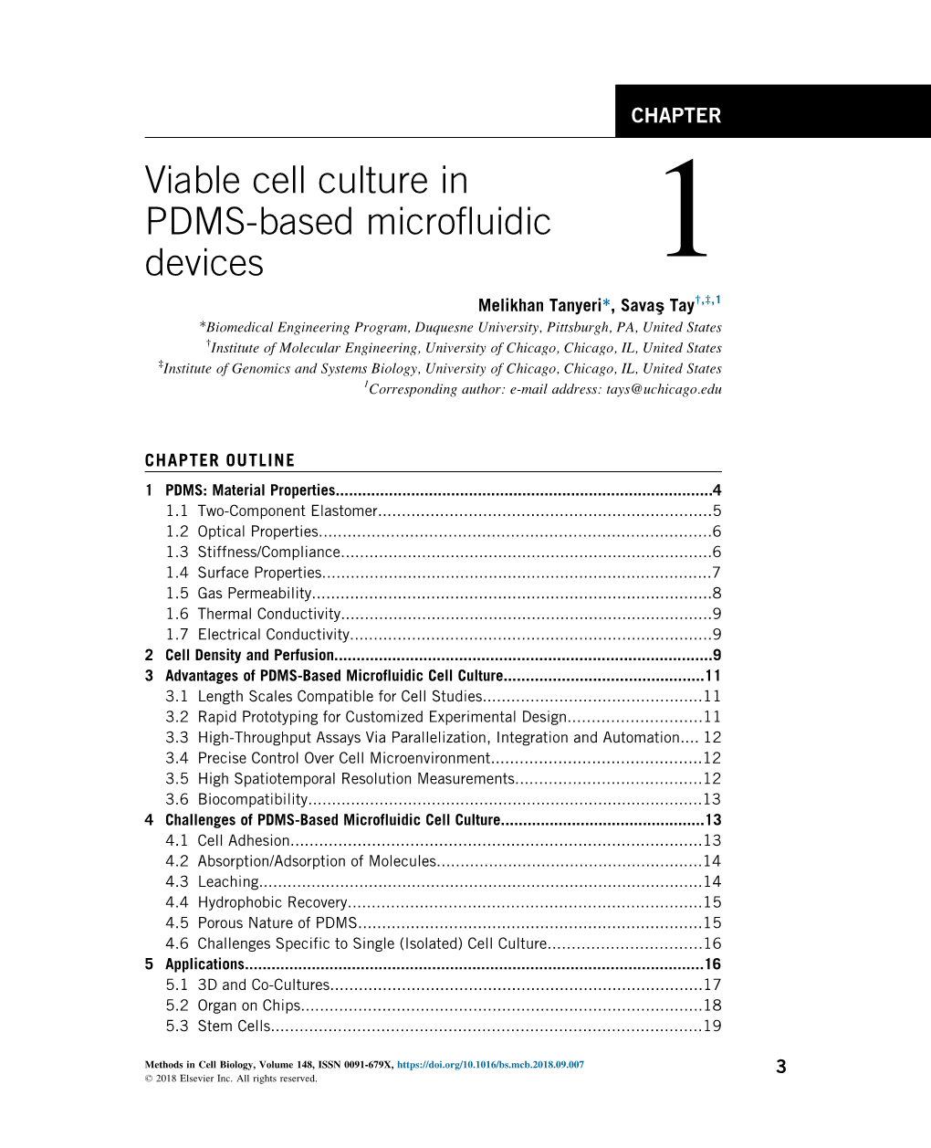 Viable Cell Culture in PDMS-Based Microfluidic Devices