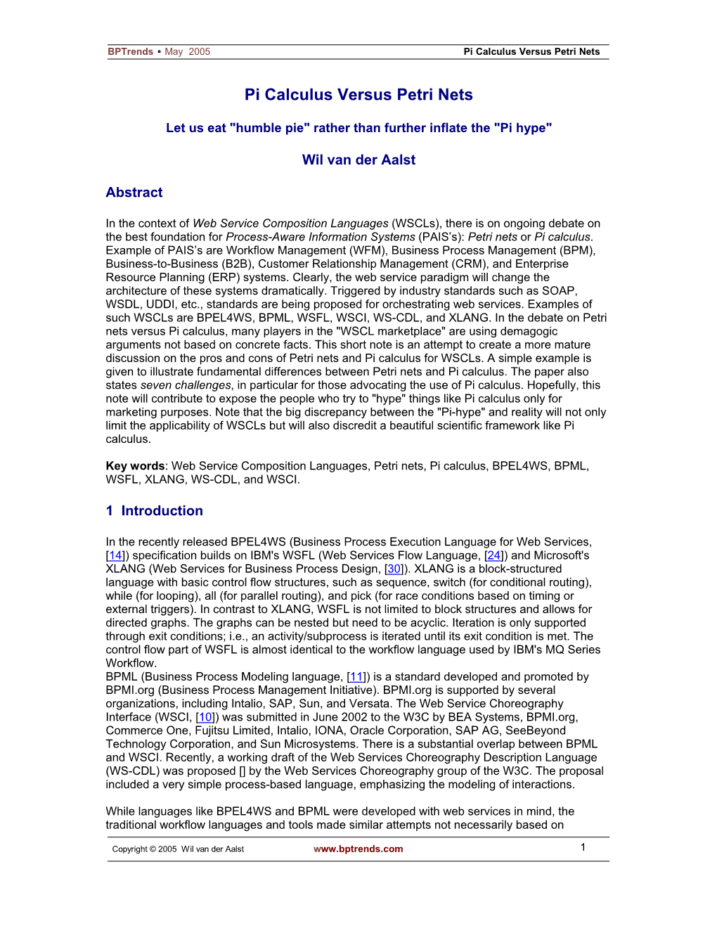 Pi Calculus Versus Petri Nets