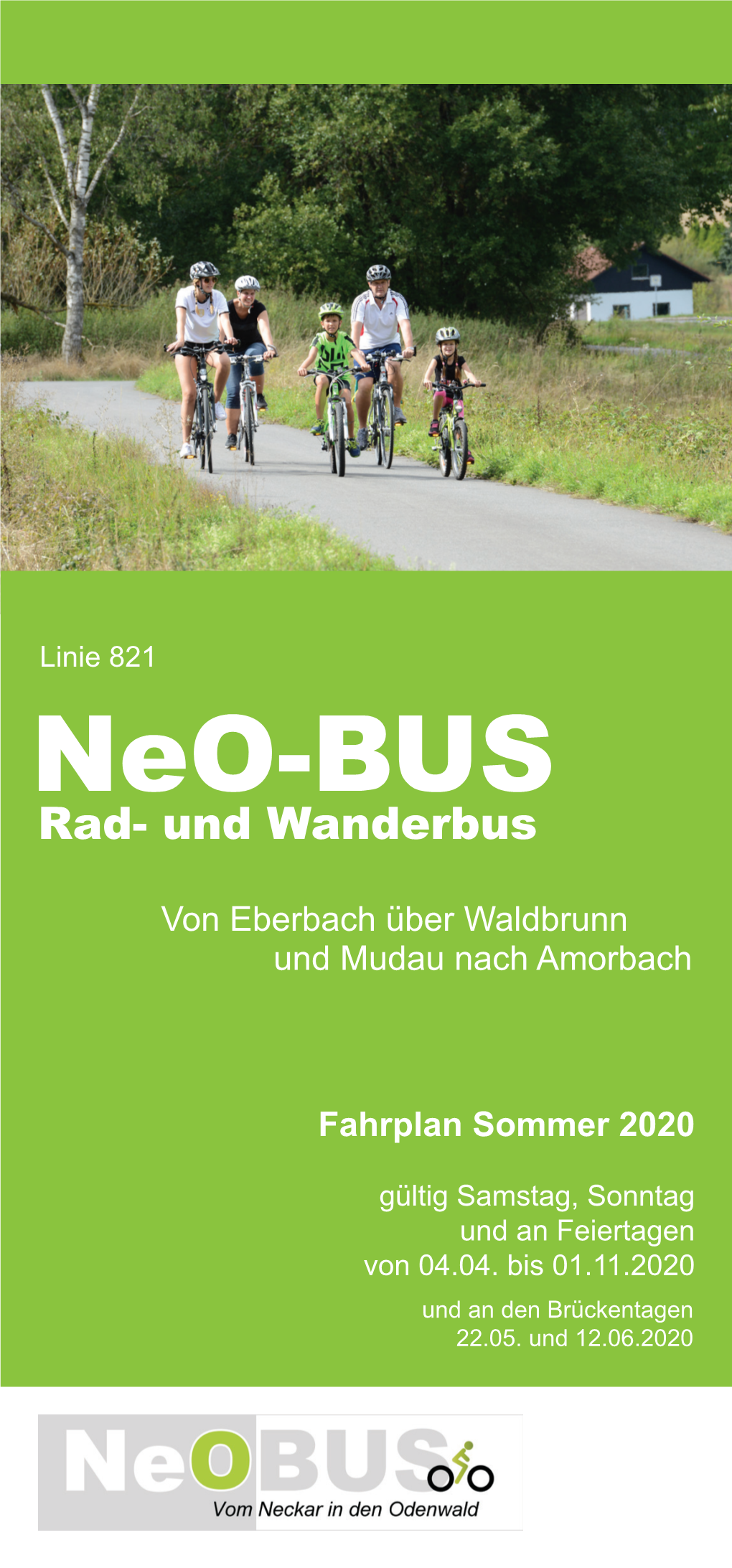 Neo-BUS Rad- Und Wanderbus