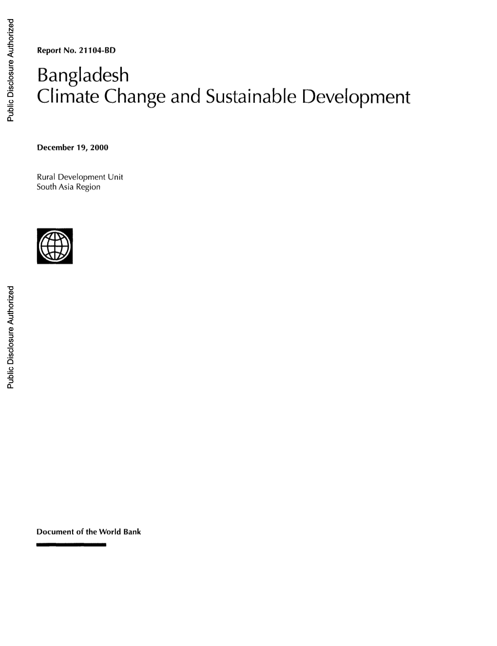 World Bank Document