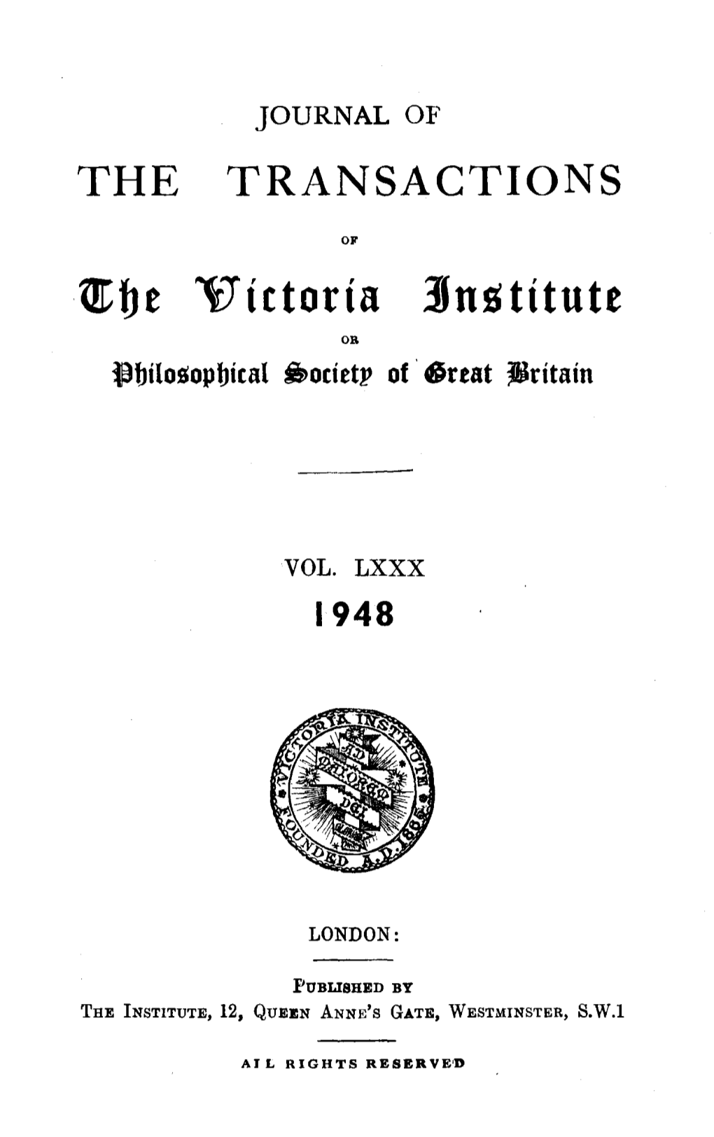 The Bearing of Psychical Research Upon the Interpretation of the Bible."