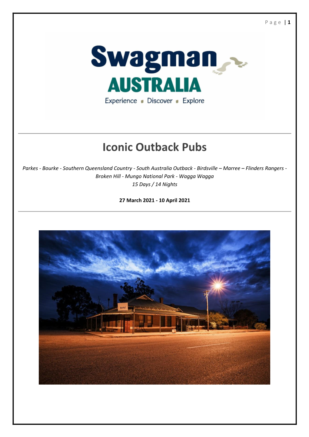 Iconic Outback Pubs