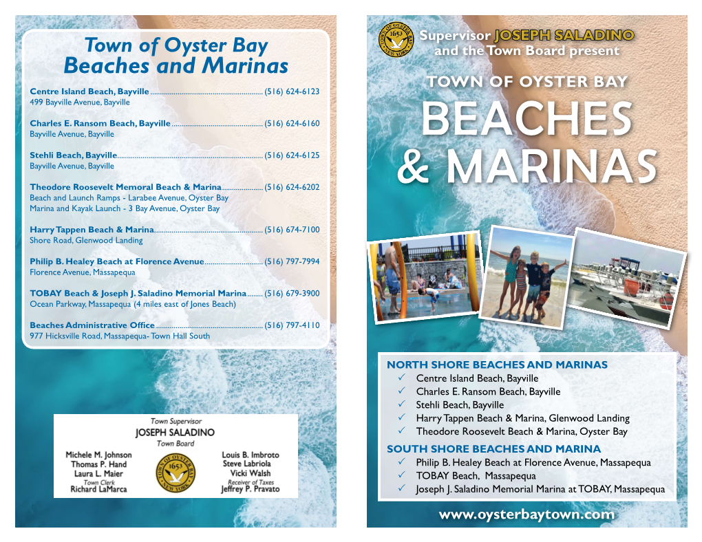 2020 Beaches and Marinas Brochure