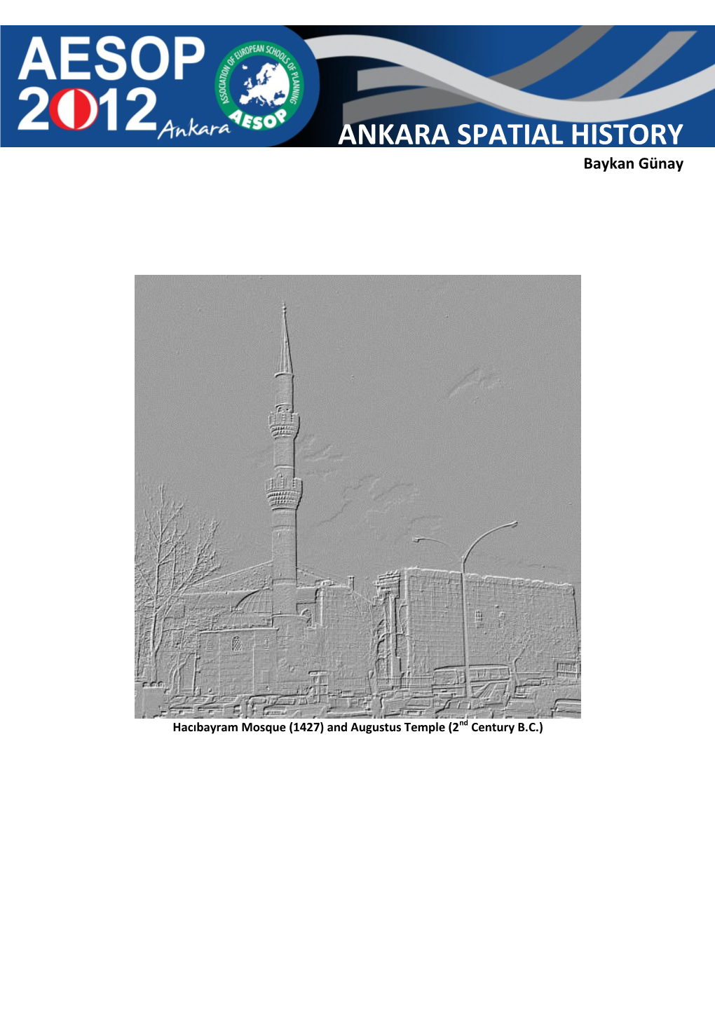 Ankara Spatial History / Günay