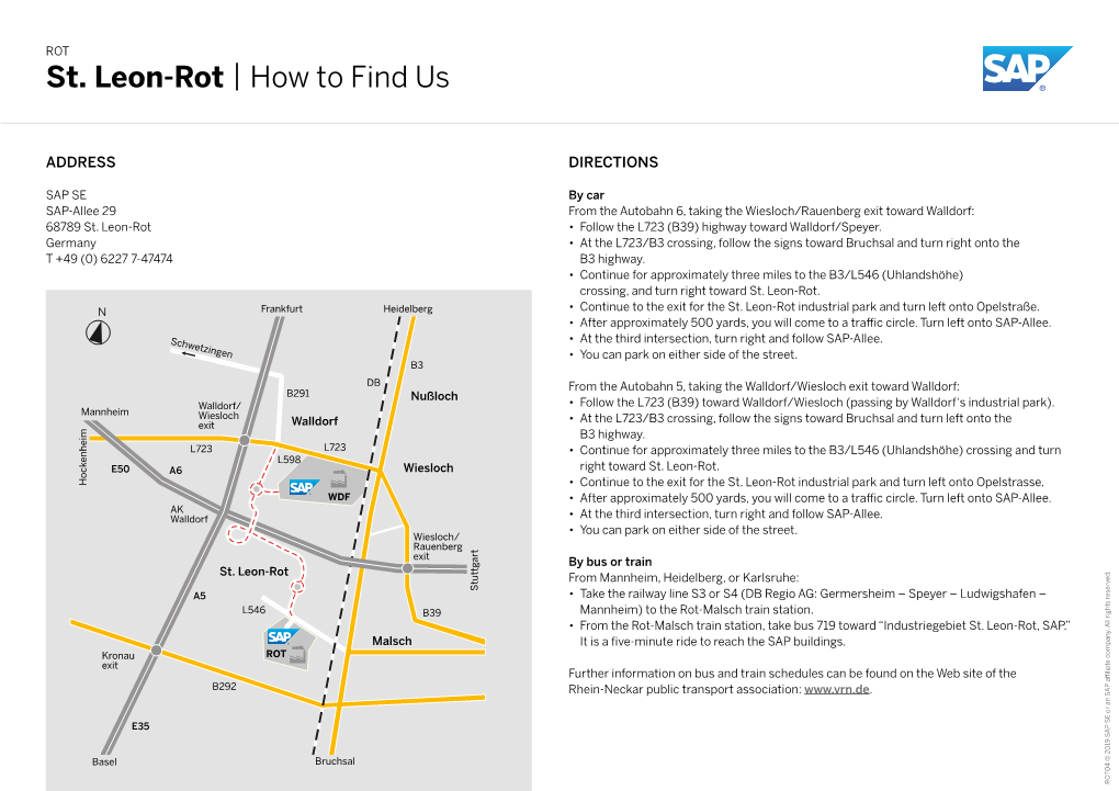 St. Leon-Rot | How to Find Us