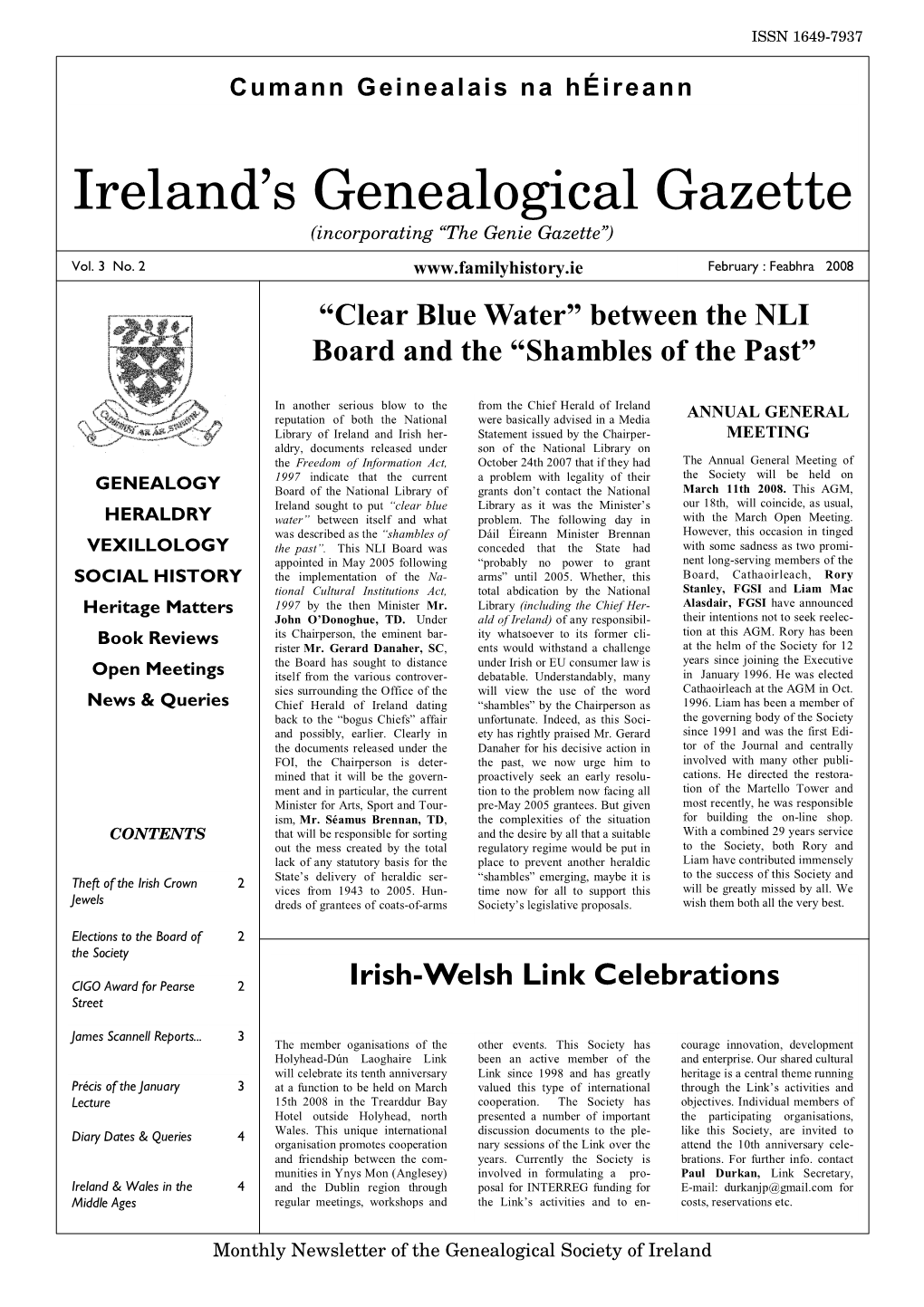 Ireland's Genealogical Gazette