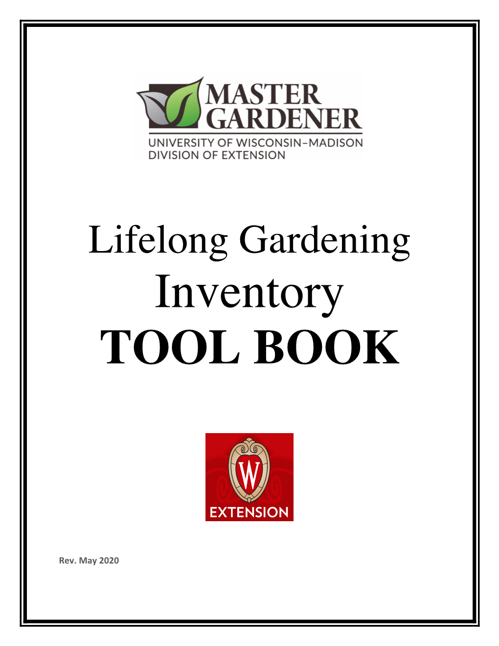 Lifelong Gardening Tool/Book Inventory