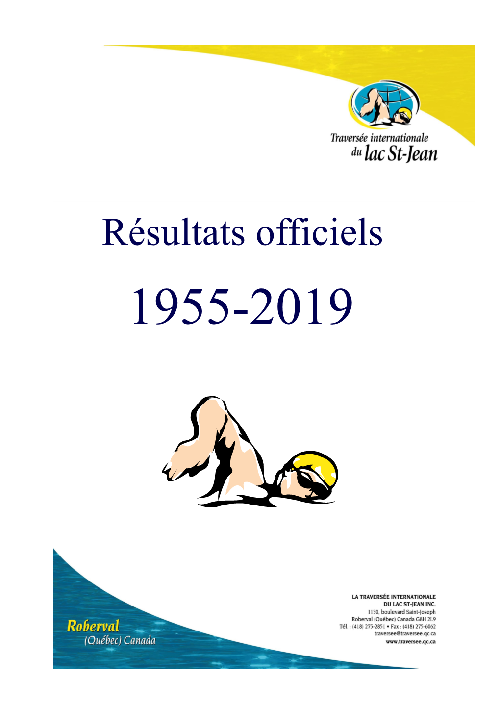 66-Livrets Des Résultat 1955-2019