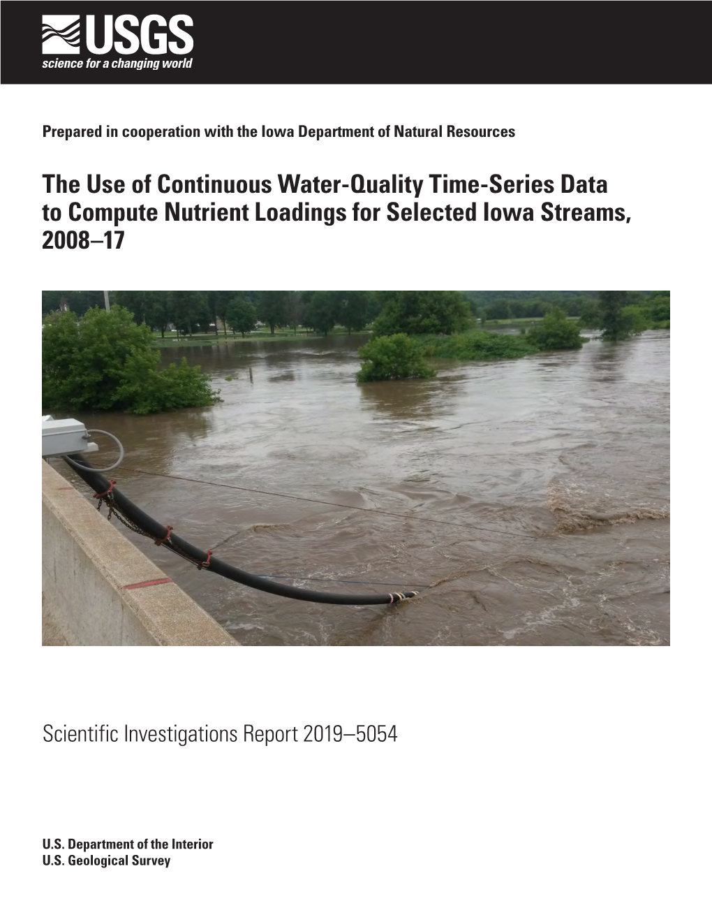 The Use of Continuous Water-Quality Time-Series Data to Compute Nutrient Loadings for Selected Iowa Streams, 2008–17