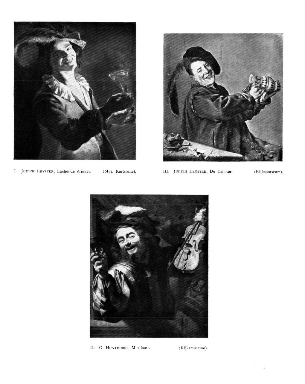 1. JUDITH LEYSTER, Lachende Drinker