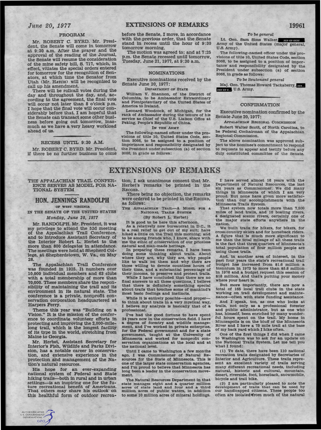 EXTENSIONS of REMARKS 19961 PROGRAM Before the Senate, I Move, in Accordance to Be General with the Previous Order, That the Senate M R