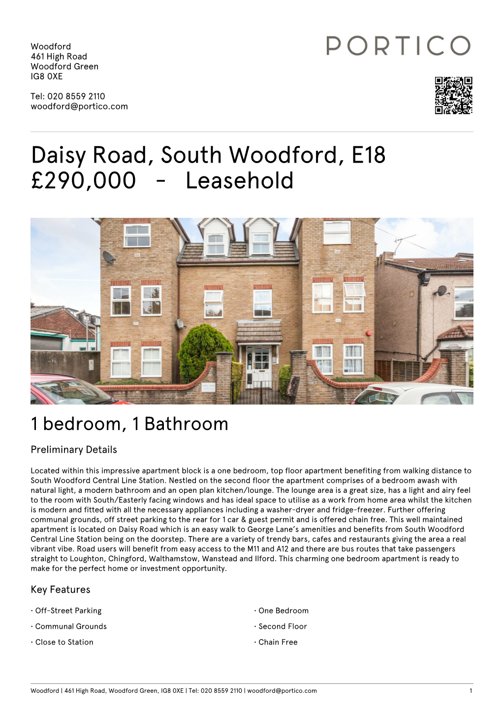 Daisy Road, South Woodford, E18 £290000