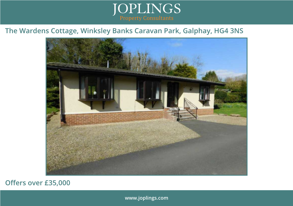 The Wardens Cottage, Winksley Banks Caravan Park, Galphay, HG4 3NS