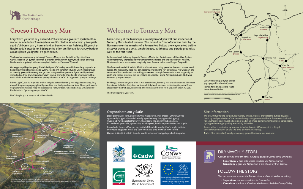 Gwybodaeth Am Y Safle Site Information Ategwaith Pont Eiddo Preifat Yw’R Safle, Gan Cynnwys Y Maes Parcio