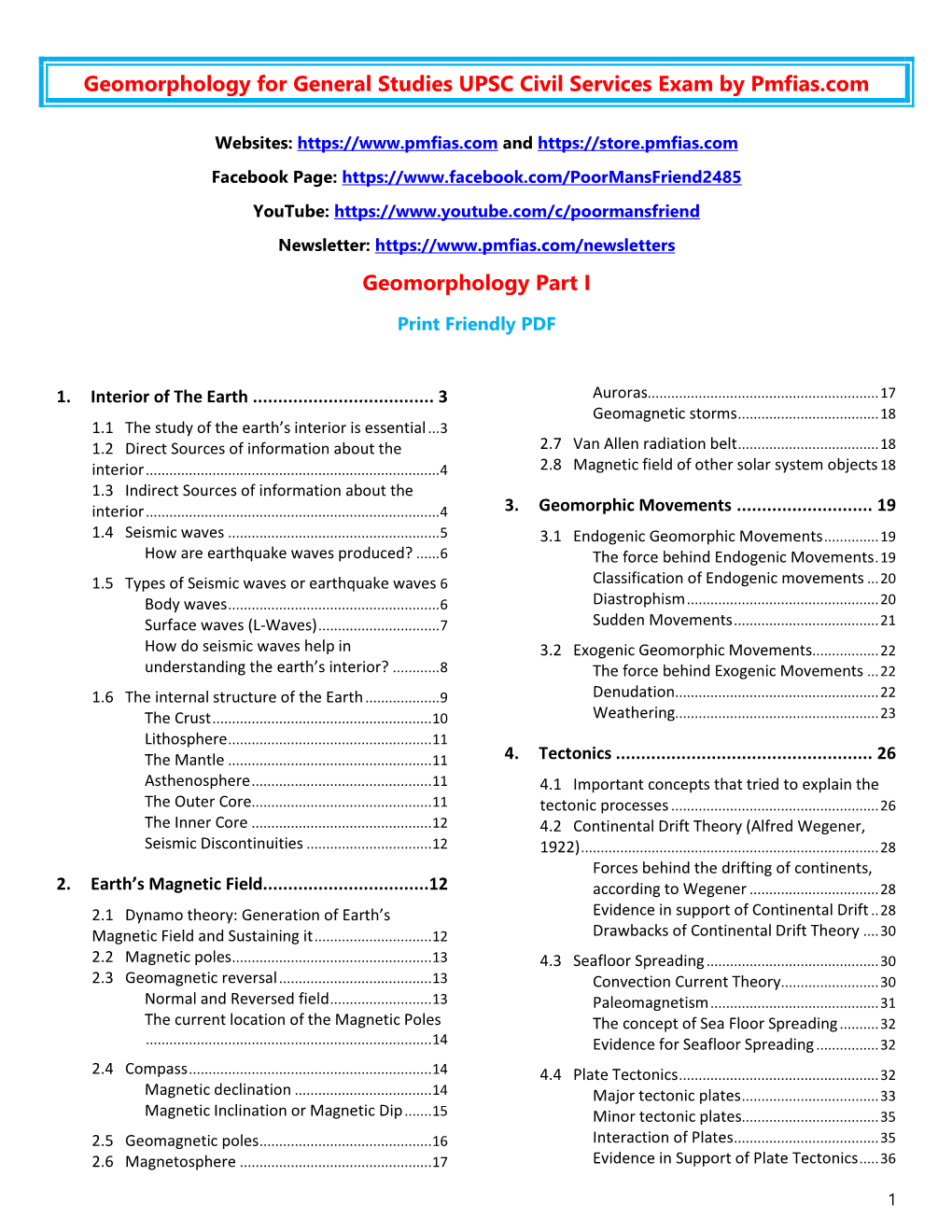 Geography Print Friendly PDF Sample File (6