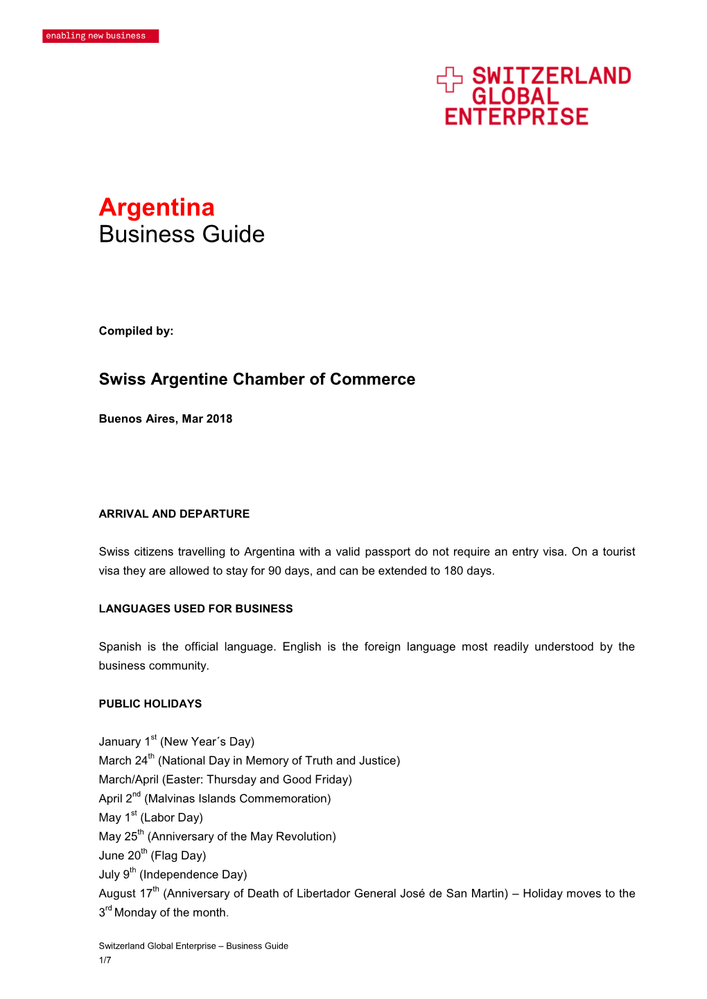 Argentina Business Guide