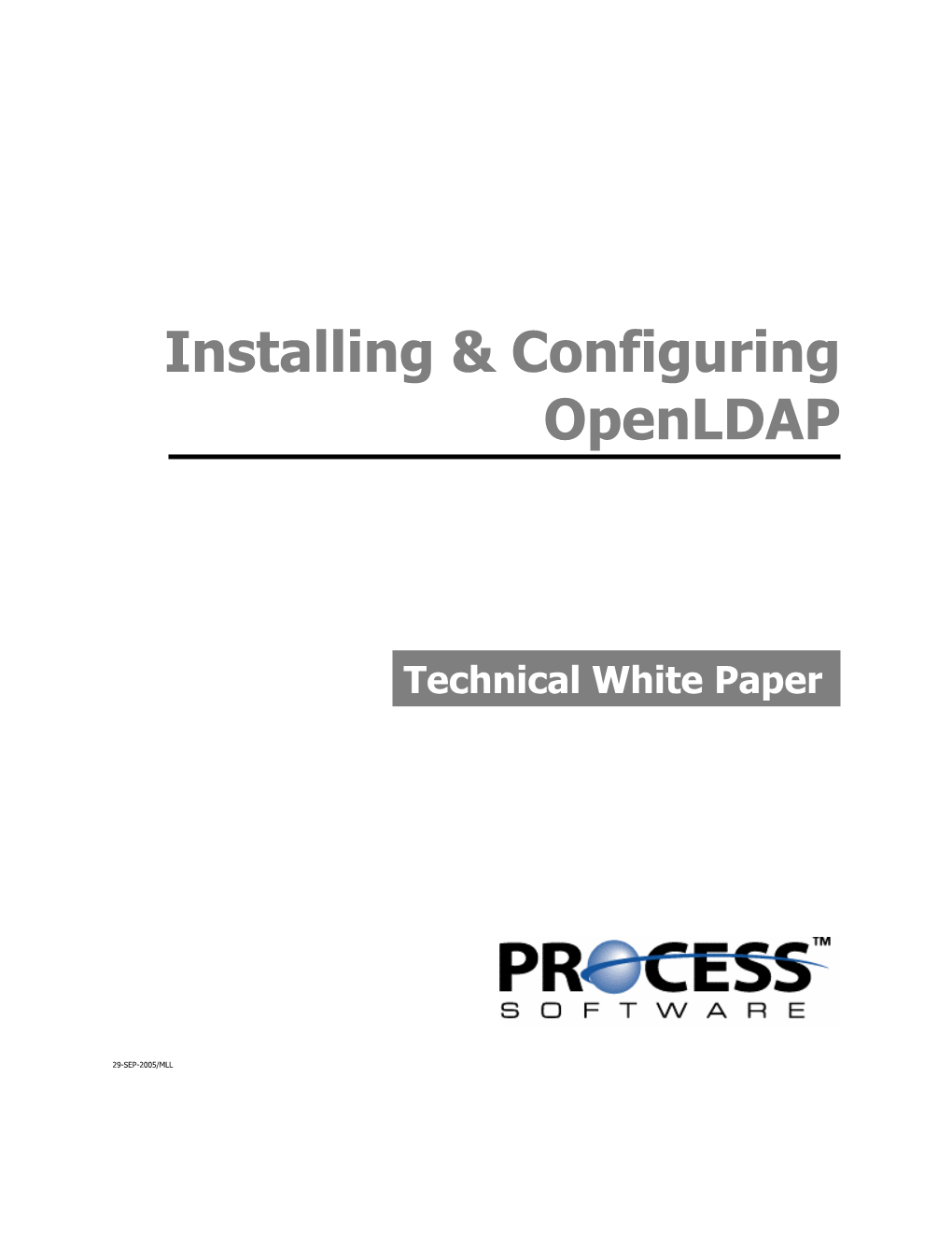 Installing & Configuring Openldap