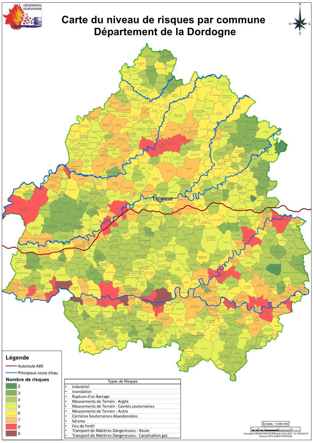 Carte De La Dordogne