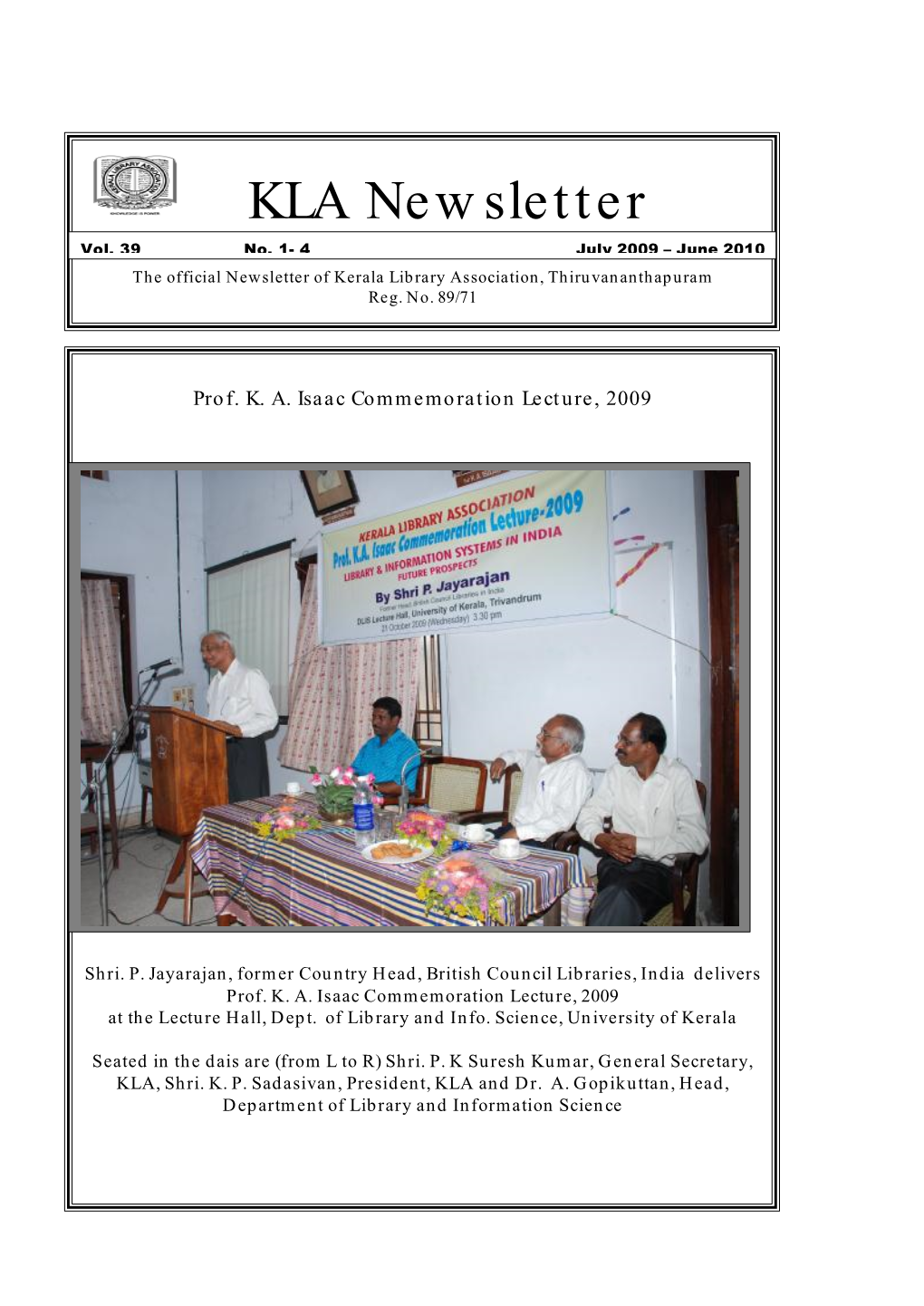 Newsletter Print