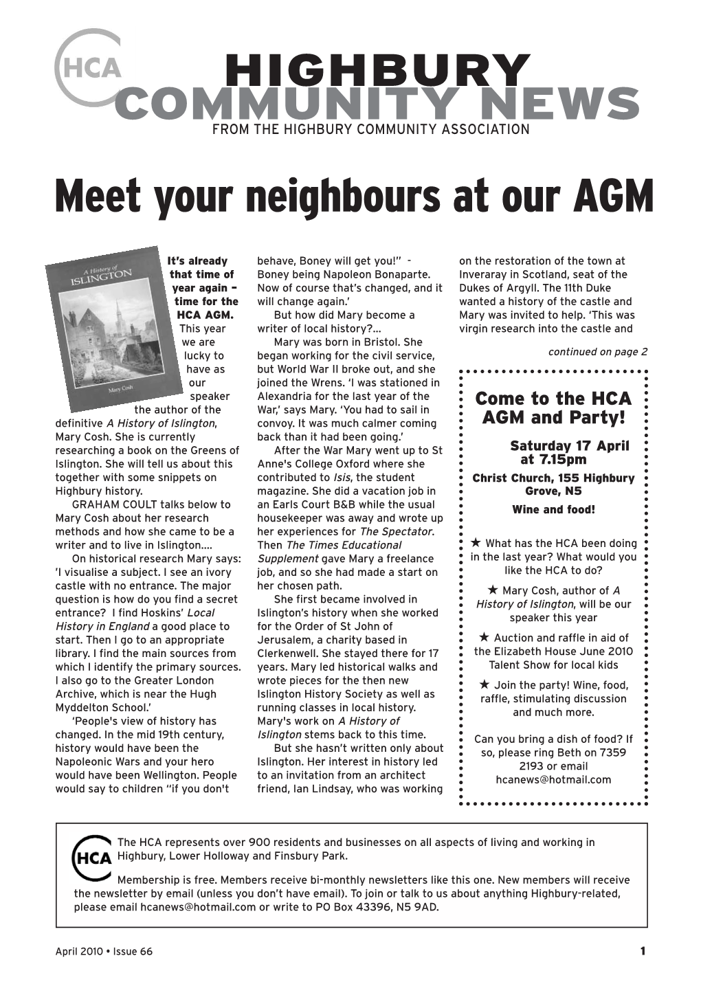 Meet Your Neighbours at Our AGM