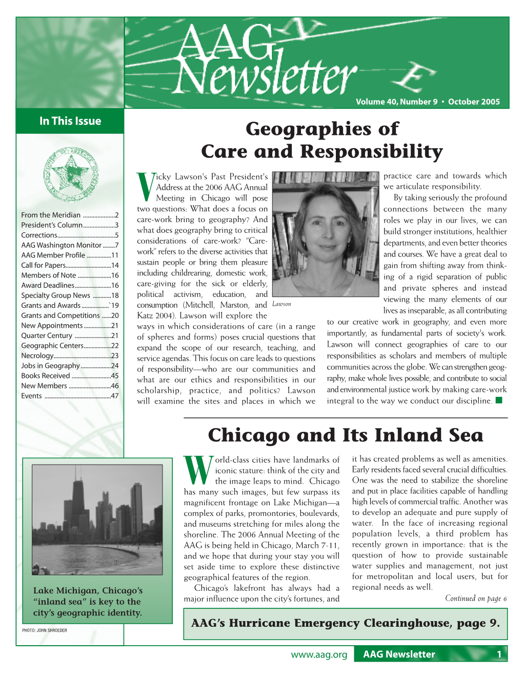 Geographies of Care and Responsibility Chicago and Its