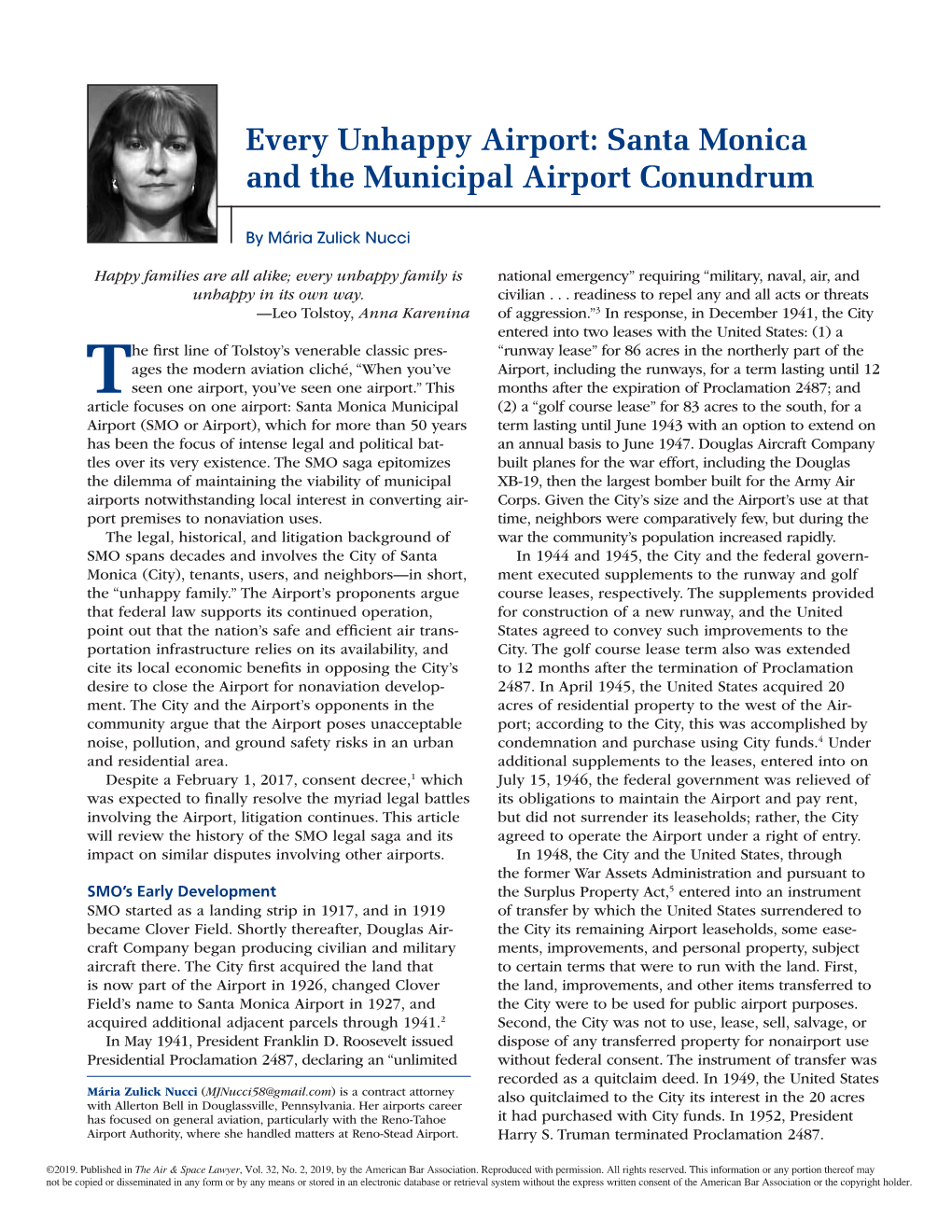 Santa Monica and the Municipal Airport Conundrum