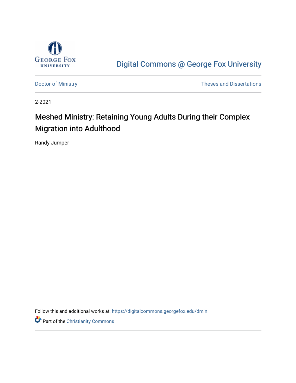 Retaining Young Adults During Their Complex Migration Into Adulthood